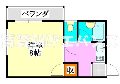【間取り】 | 第一コーポ川島