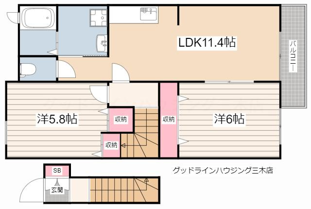 ライゼハイムの間取り