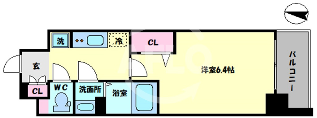 ファステート難波WESTパークの間取り|ファステート難波WESTパーク　間取り