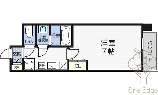 クリスタルグランツ梅田の間取り