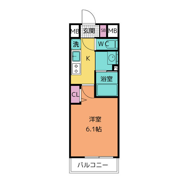 ラグゼナ上前津の間取り