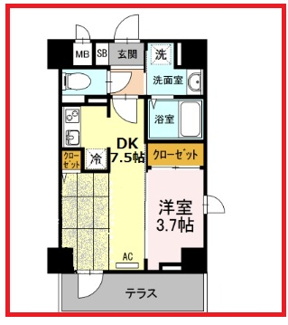 【間取り】 | ラピス曳舟