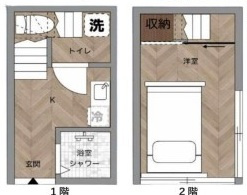 【間取り】 | オーロラハウス池袋 | 間取りです。