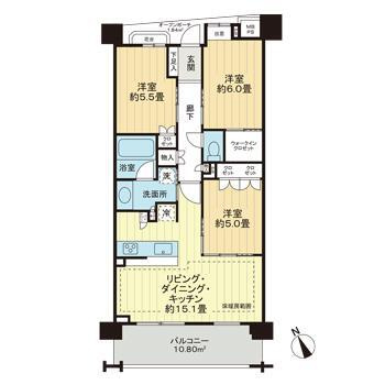 【間取り】 | ザ・調布テラス