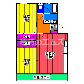 【間取り】 | メゾーンハウス８３ | メゾーンハウス83の間取り