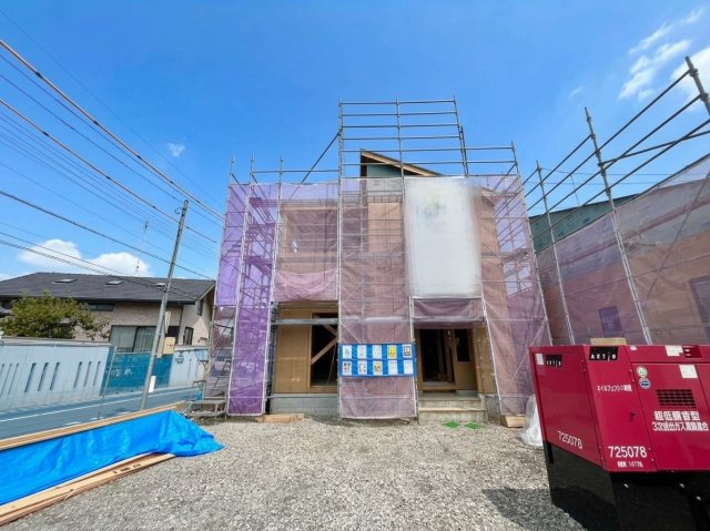 【Livele Garden】　古河市上辺見　第１１　全2邸の外観|〇１号棟〇
家事の負担を減らす『水廻り集中設計』♪
雨の日も安心インナーバルコニーのあるお家です（＾＾）
2026年10月撮影