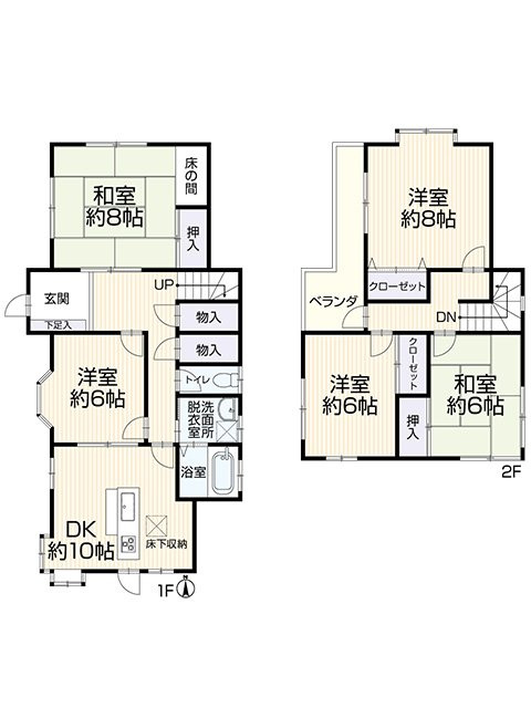 【中古戸建】大府市森岡町5丁目の間取り