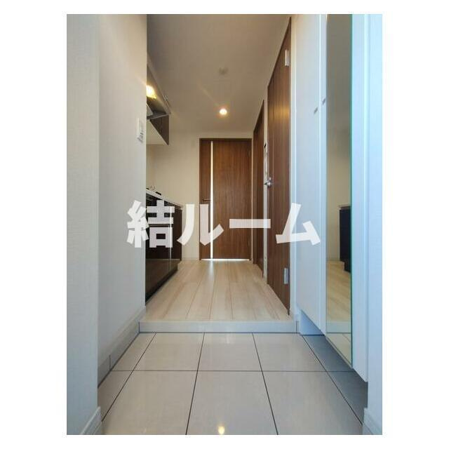 板橋区蓮沼町の賃貸マンションの玄関