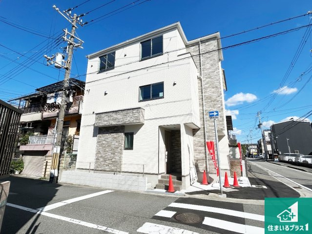 ■尼崎市尾浜町　第1期　新築一戸建ての外観|お客様に長く安心して住んでいだだける事にこだわった家づくり！住んでからのアフターサービスにもしっかりと取り組んでいます！