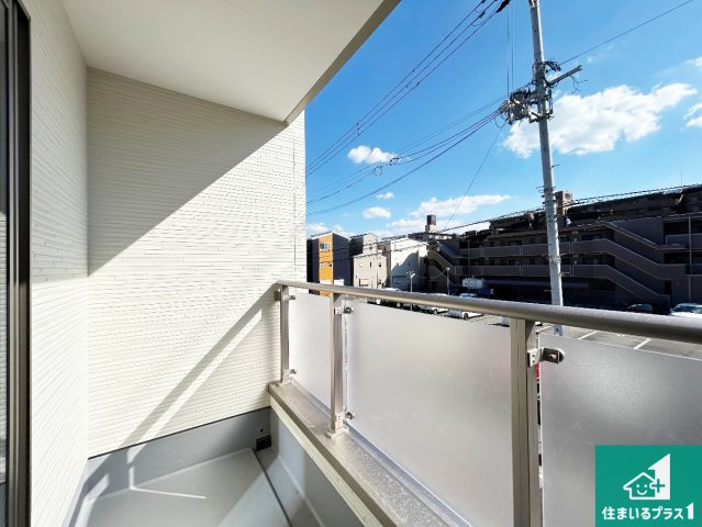 ■尼崎市尾浜町　第1期　新築一戸建てのバルコニー|日当たりのよいバルコニー！お部屋が開放的に！