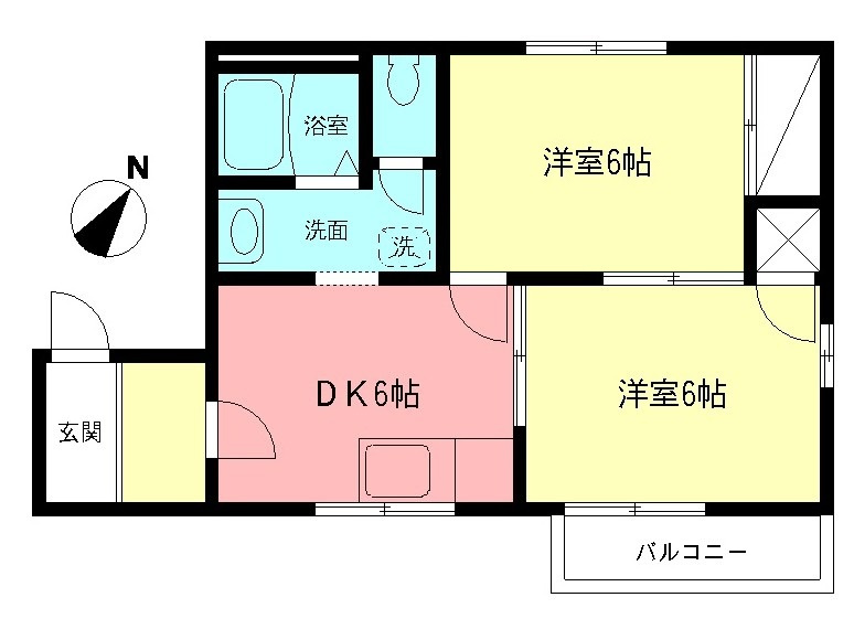 ディアタウンⅢの間取り