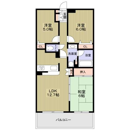 【間取り】 | グランダジュール千葉みなと