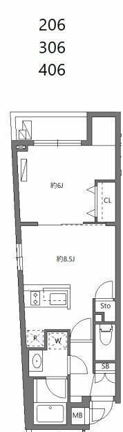 ワーフときわ台の間取り