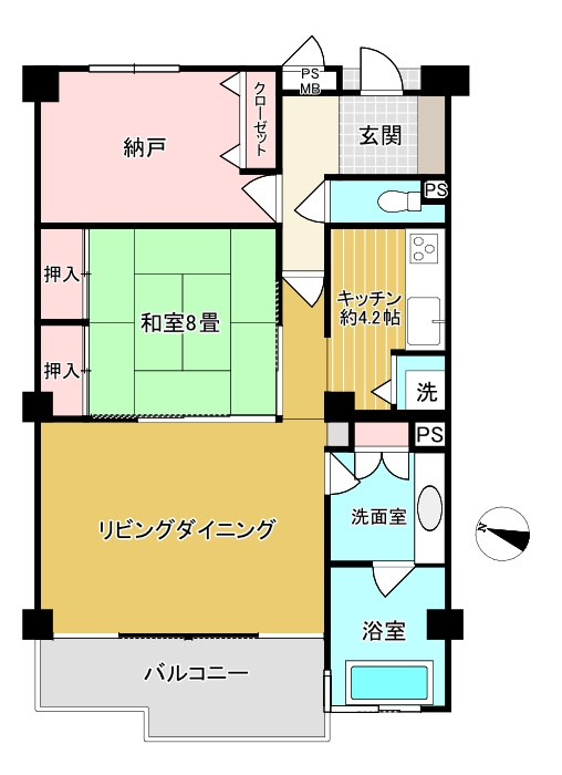 マリンバース真鶴の間取り