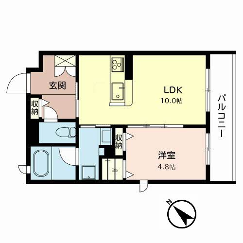 【間取り】 | FRORA岸部南