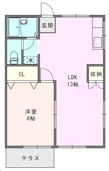君津ハイツの間取り