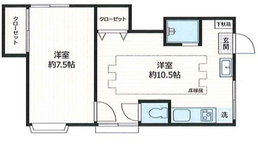 オルタシア千駄木の間取り