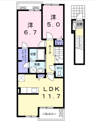 【仲介手数料：50％OFF】対象物件！の間取り