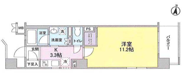 ガーデンコート小石川の間取り