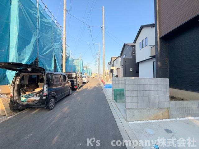 ◎高座郡寒川町一之宮3丁目　新築戸建　15期　3号棟の前面道路含む現地写真|2026.10.9撮影◇