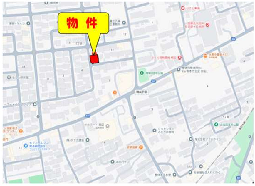 よかタウン／北区楠２丁目１期／２号棟の地図