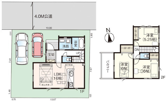 小・中学校や買物施設が徒歩8分圏内！の間取り|3LDK