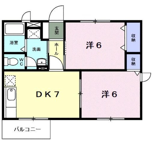 レジデンスサンモールの間取り