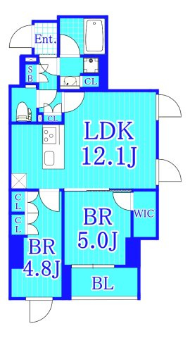 ザパークハビオ横浜関内の間取り|使いやすい間取りです！