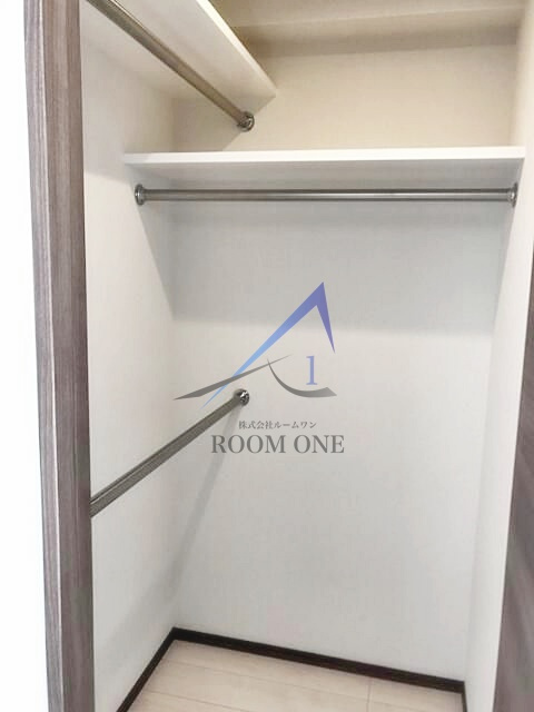 メイクスデザイン千鳥町アジールコートの収納|ウォークインクローゼットです。