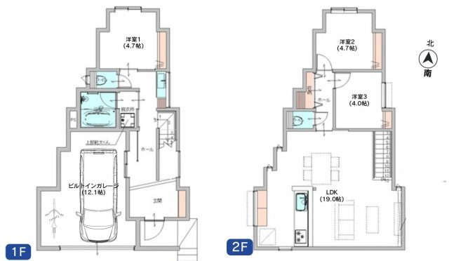 戸塚区戸塚町　新築戸建て　第5の間取り
