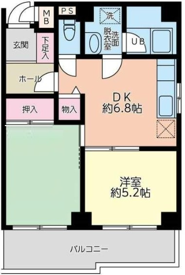 ドルチェ鷺沼の間取り|間取りです。