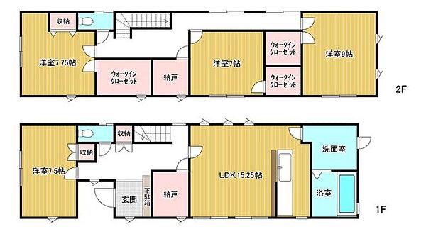 【中古戸建】太田市新田市野井町の間取り|■間取り図｜敷地面積：153.18㎡（約46.33坪）建物面積：146.56㎡（約44.33坪）