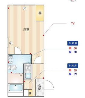  ｓｔｙｌｅｓ．Ｎ（スタイル.エヌ）の間取り