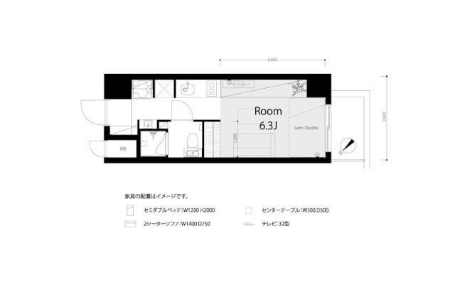 マンションアクロス西巣鴨の間取り