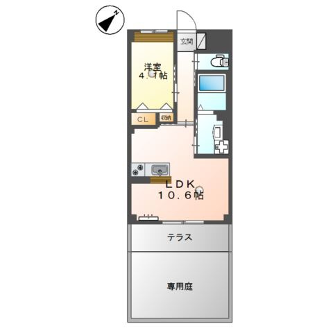 （仮称）門司区松原新築マンションの間取り