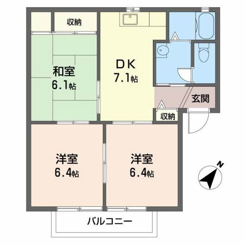 【間取り】 | エスポアール北豊中