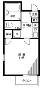 セントエルモミノワの間取り|間取りです。