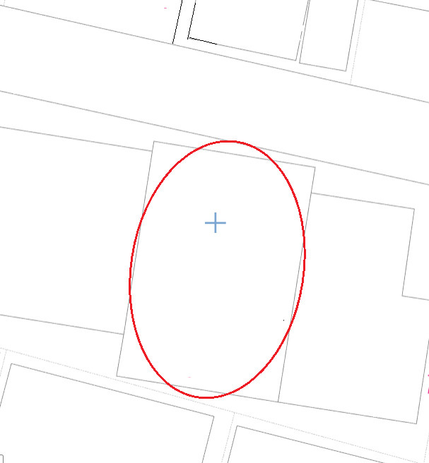 明石市大久保町大窪（上物付）土地の土地図|敷地約30坪の古家付き土地です。