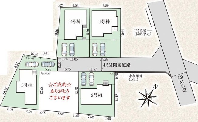 【区画図】 | GRAFARE北本市東間4期　新築住宅