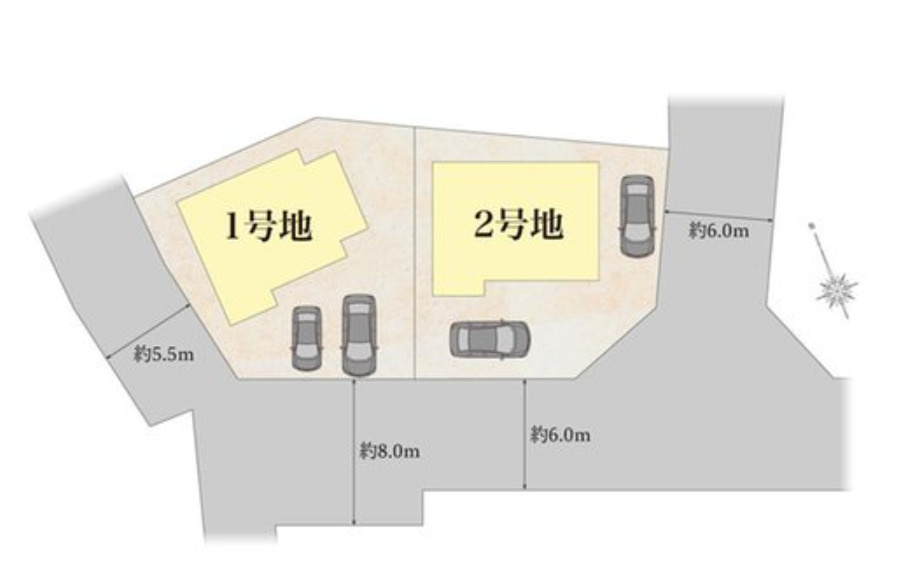 タマタウン東近江市中野の区画図|区画図