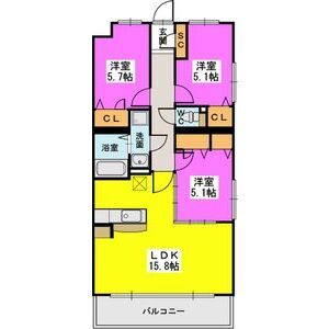 【間取り】 | クレストコート天拝