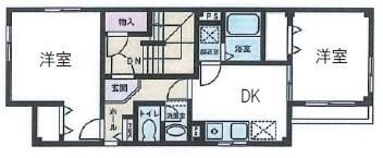コーポ千束の間取り|間取りです。