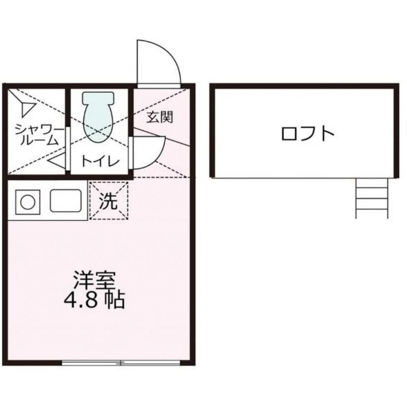 メゾンパル鶴見市場の間取り|間取りです。