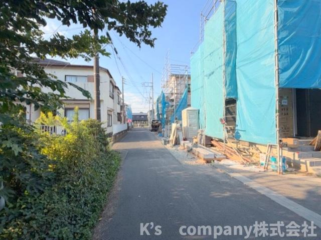 ◎高座郡寒川町一之宮3丁目　新築戸建　16期　1号棟の前面道路含む現地写真|2026.10.9撮影◇