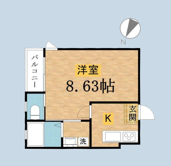 グランメゾン八王子の間取り