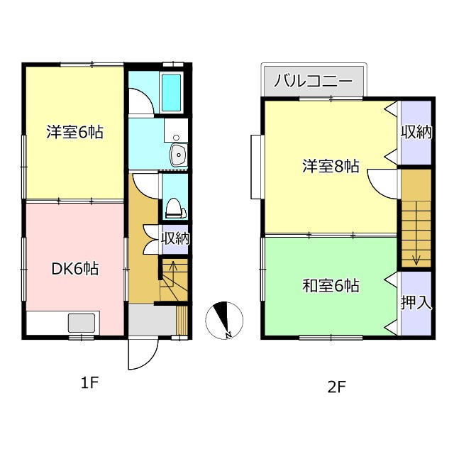 ファミールⅡの間取り