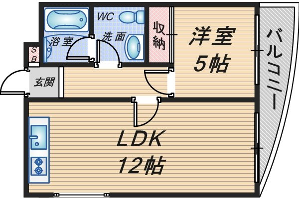 ウィンディパークサイドの間取り