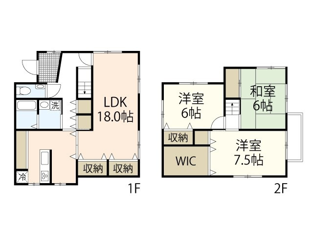 平井5丁目(U様)戸建の間取り