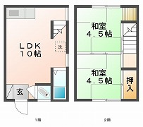 ＤＩＹ岩田町の間取り
