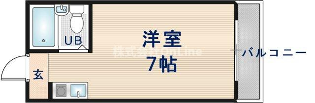 長栄寺ハイツの間取り